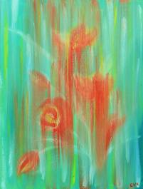 Spring rain (oil on canvas 40x30 cm)