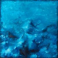 The Sea. 2018. oil on canvas. 40x40x4 cm